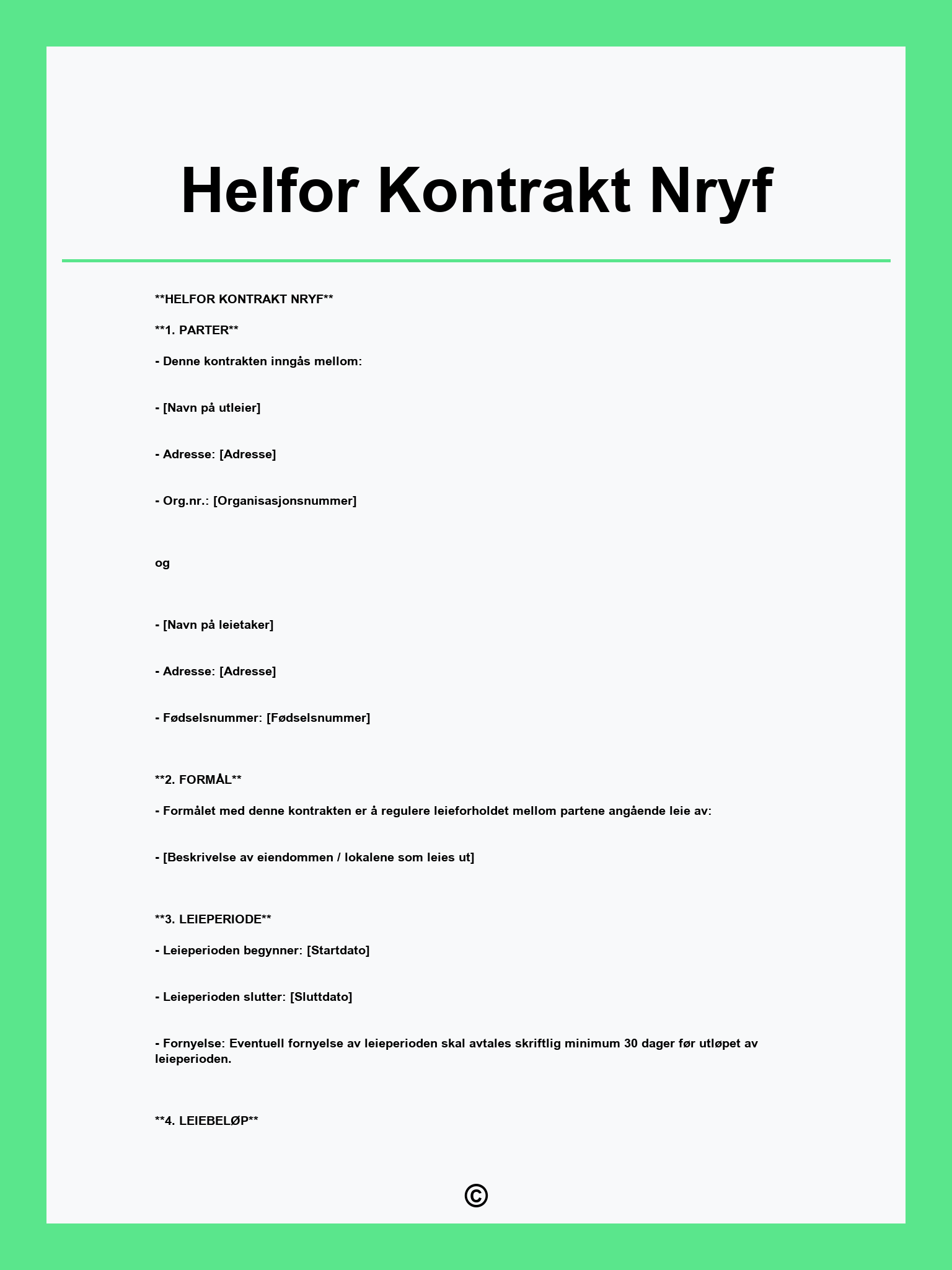 Helfor Kontrakt Nryf